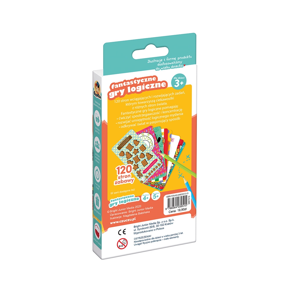 CZUCZU FANTASTYCZNE GRY LOGICZNE 3+