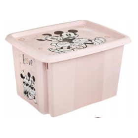 KEEEPER skrzyn.obr.pok.30L Minnie pink 81145