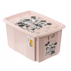 KEEEPER skrzyn.obr.pok.45L Minnie pink 81169