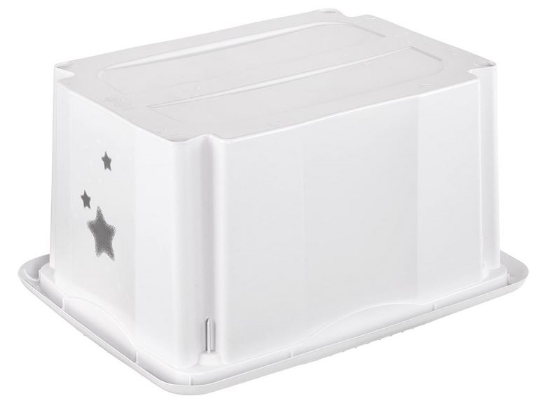 KEEEPER skrzynka z pokrywką15L Stars biały 81909