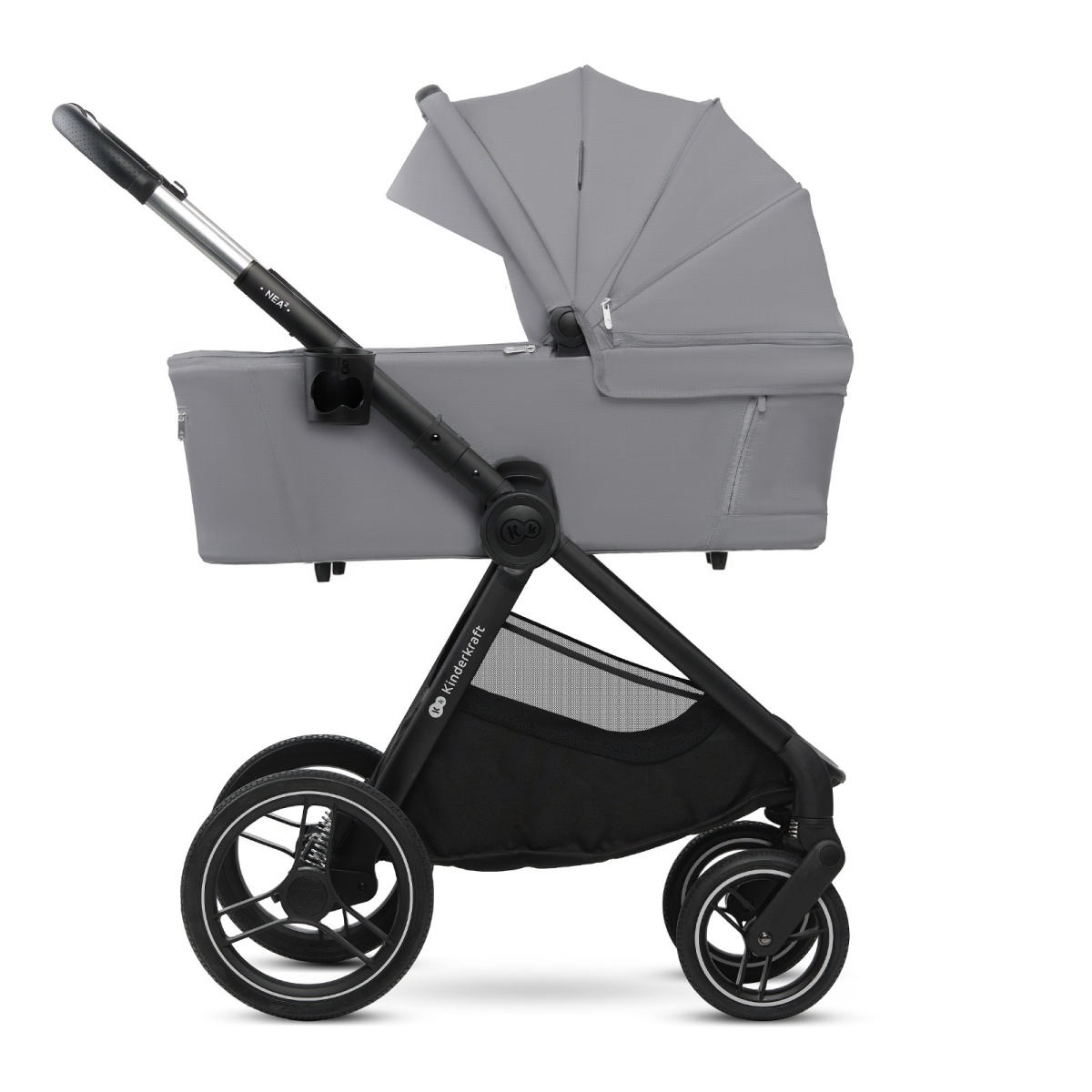 KINDERKRAFT NEA 2 2W1 PLATINIUM GREY