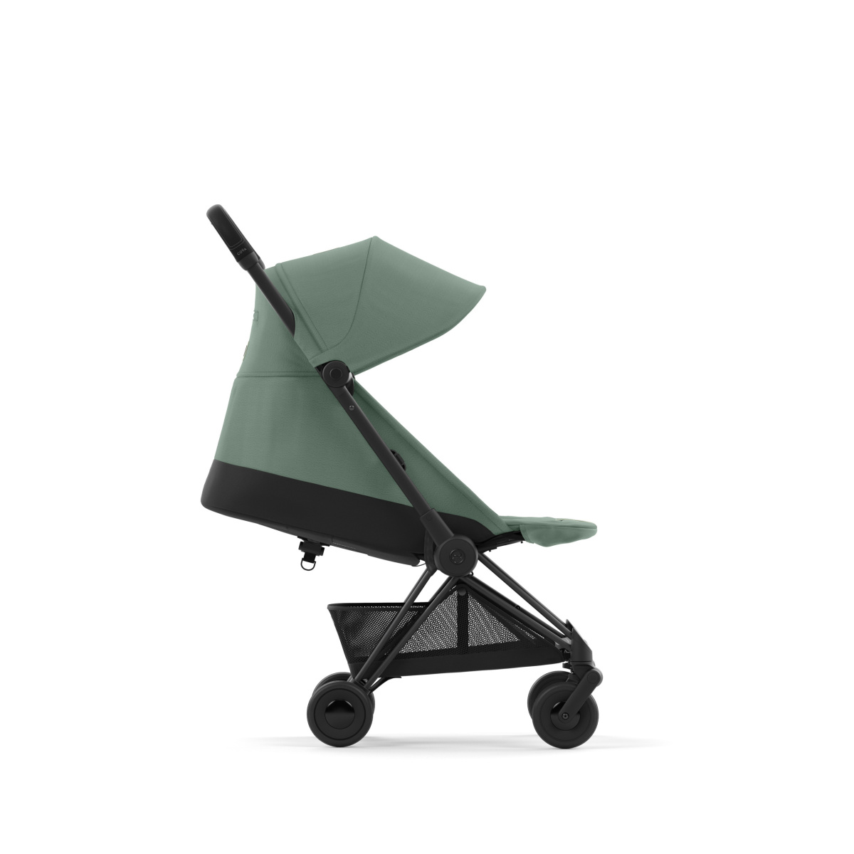 CYBEX COYA MATT BLACK LEAF GREEN