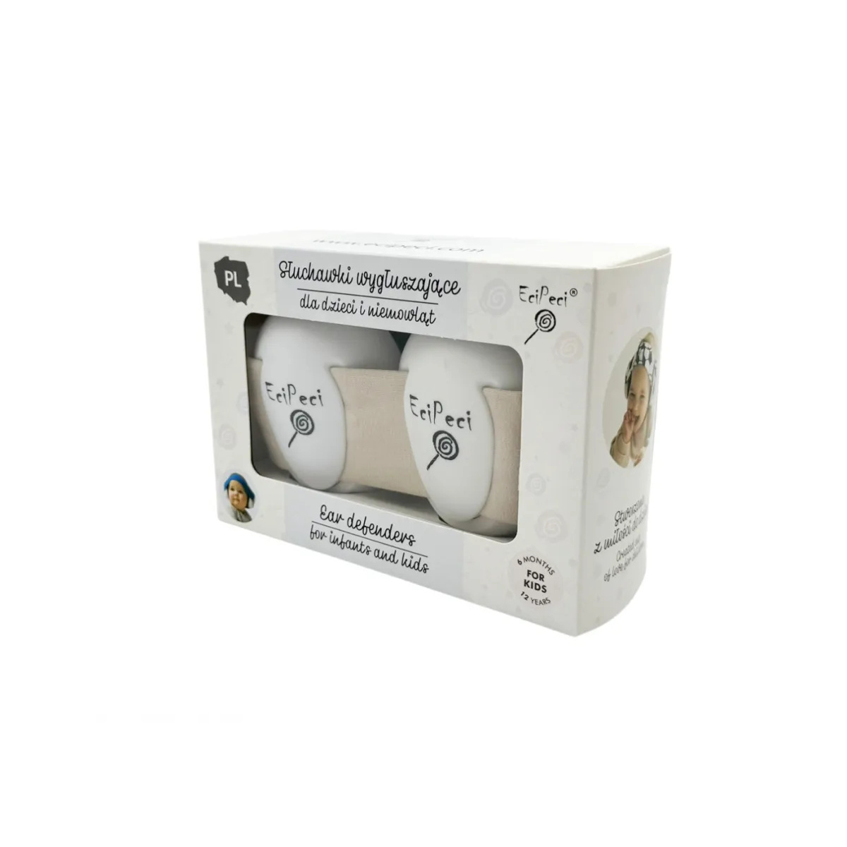 ECIPECI SŁUCHAWKI WYGŁUSZAJĄCE -RÓŻNE KOLORY