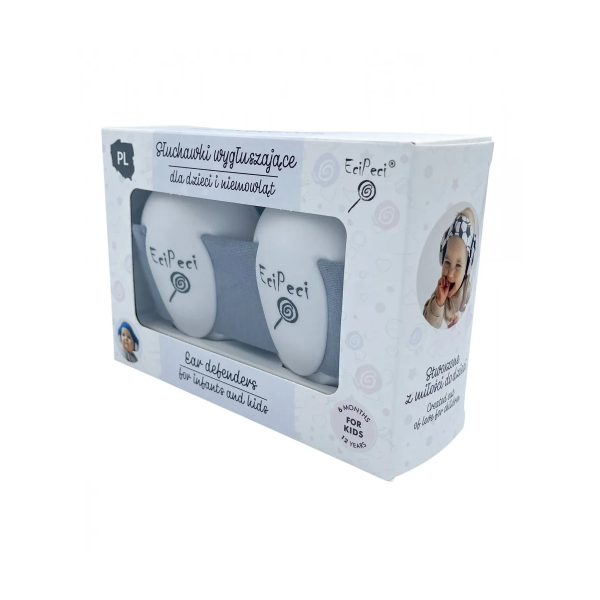 ECIPECI SŁUCHAWKI WYGŁUSZAJĄCE -RÓŻNE KOLORY