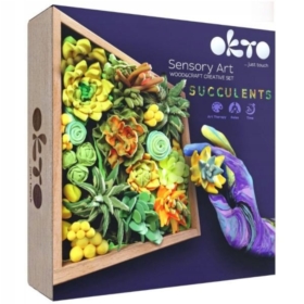 Zestaw kreatywny Wood&Craft DIY Sukulenty - Energi