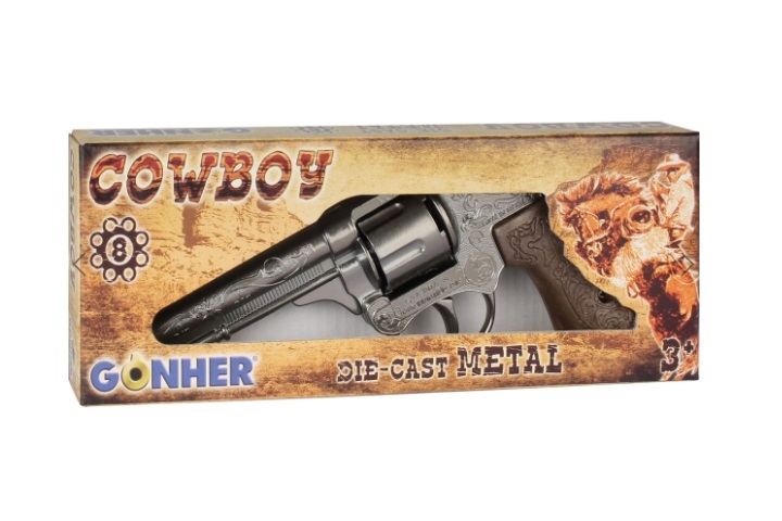 GONHER rewolwer kowboja metalowy 8nab 80/0 08000