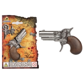 GONHER pistolet pirata mały metal 156/0 15602