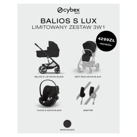 LIMITOWANY ZESTAW 3W1 CYBEX BALIOS S LUX + CLOUD G
