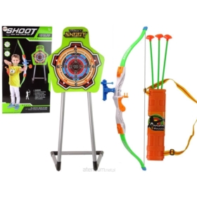 Zestaw Strzelecki Łuk Tarcza Kołczan Strzały