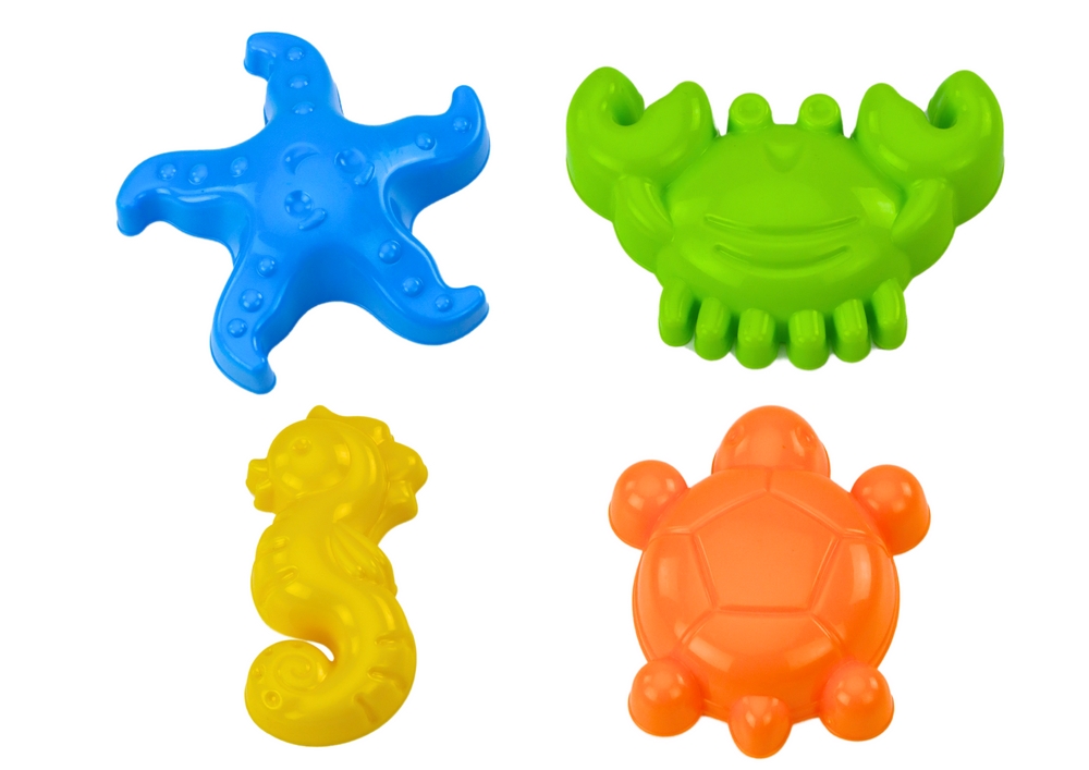 Zestaw Zabawek Do Piasku Łopatka Grabie Foremki 6