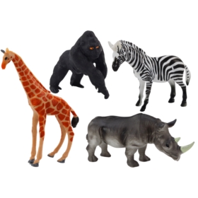 Zestaw Figurek Zwierząt Afrykańskich 4 Sztuki Żyra