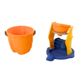 Zestaw Do Piasku Dinozaur Lejek Młynek Foremki Łop