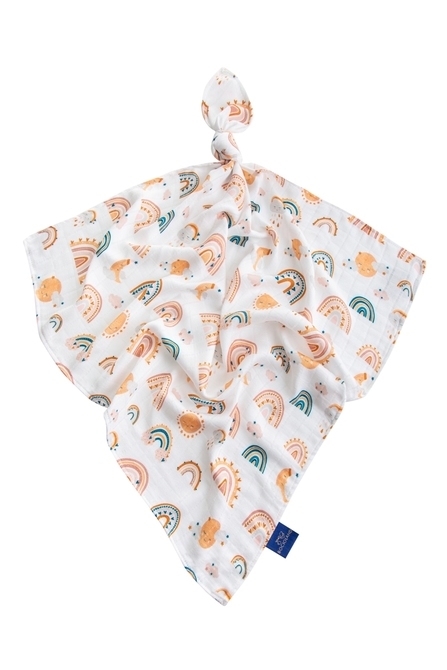 BOCIOLAND PIELUSZKA BAMBUSOWA 30X30 TĘCZA