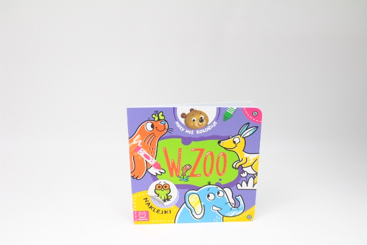 Mały miś koloruje W ZOO 37156