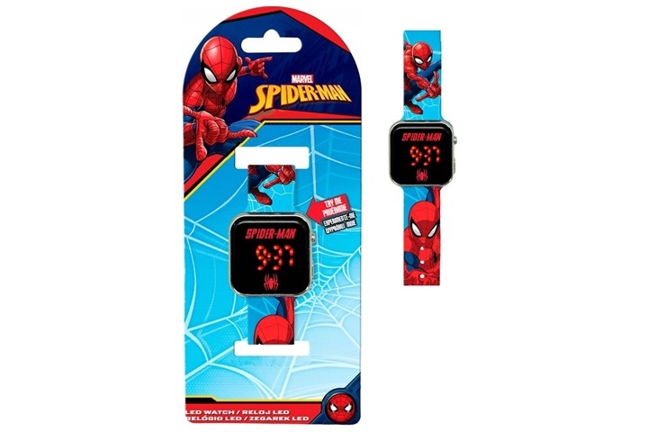 Spiderman zegarek cyfrowy LED 87168
