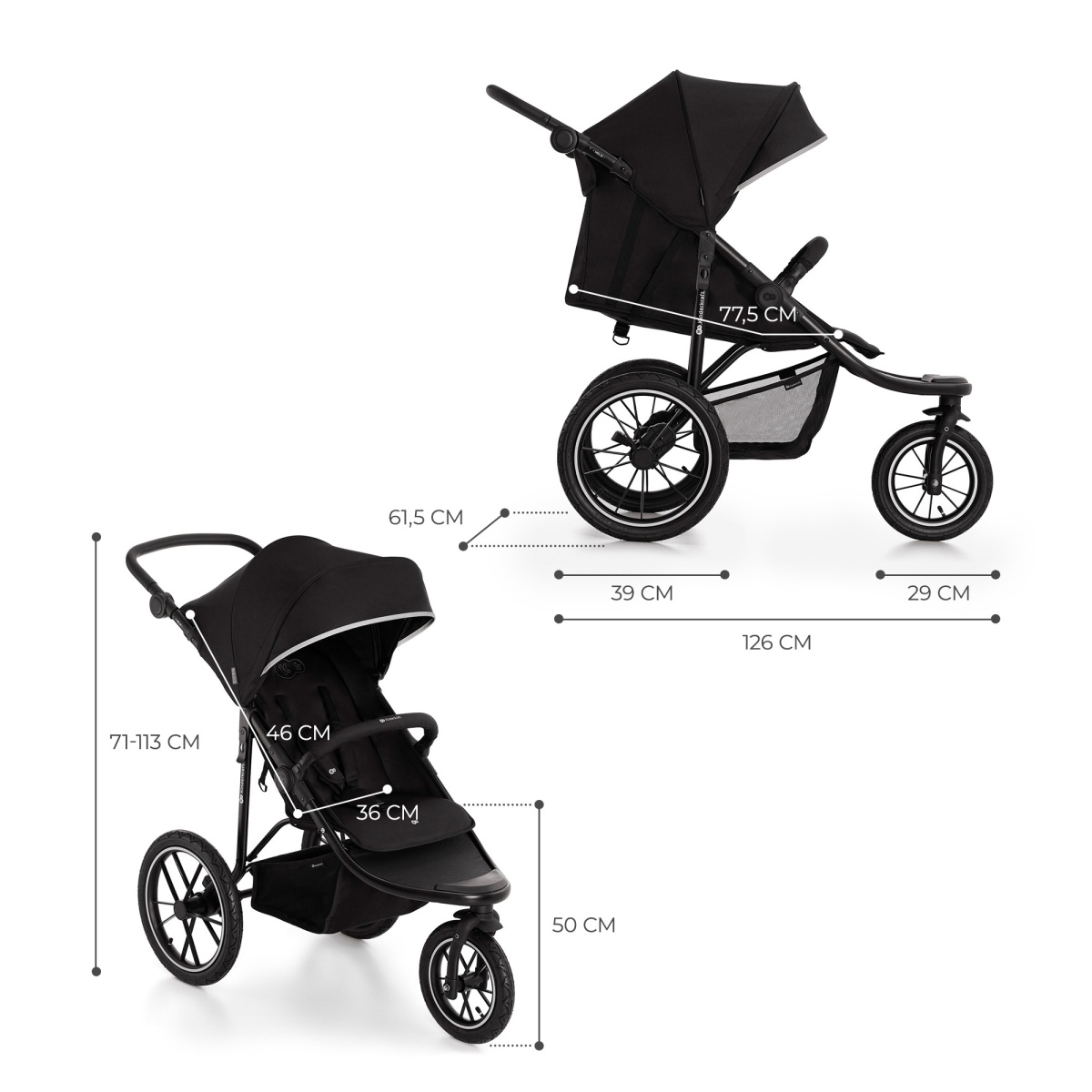 KINDERKRAFT HELSI 2 BLACK