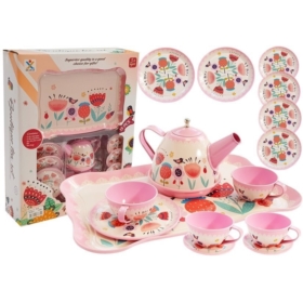 Zestaw do Herbaty Filiżanki Imbryk Spodki 14 eleme