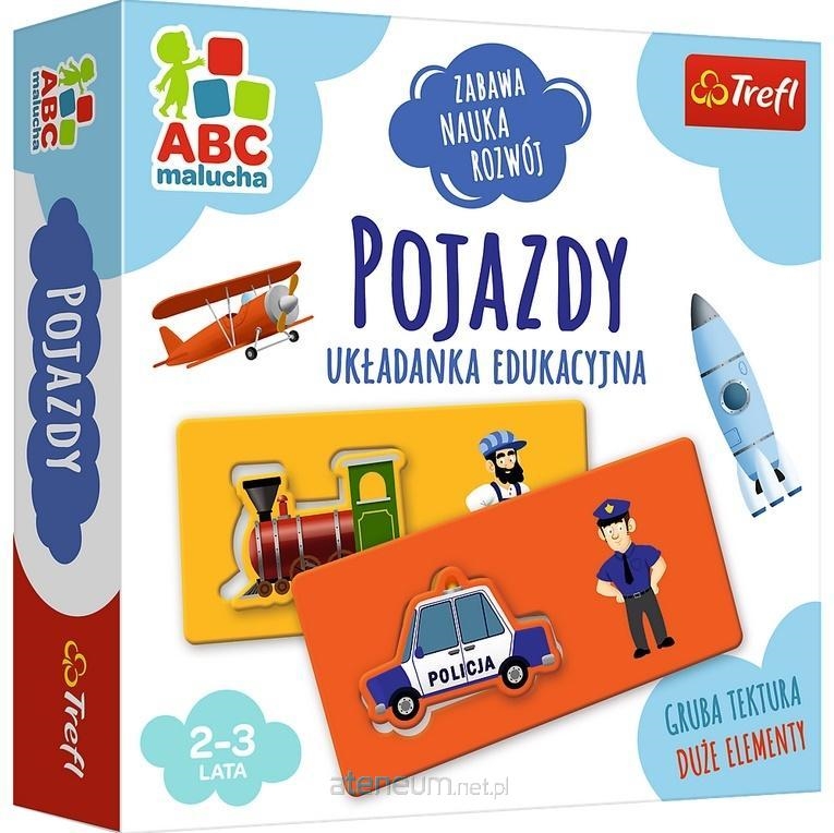 Gra Edukacyjna Pojazdy z Serii ABC Malucha Trefl 0