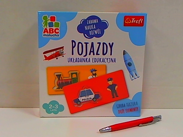 Gra Edukacyjna Pojazdy z Serii ABC Malucha Trefl 0