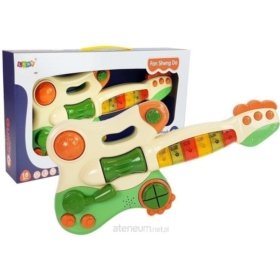 Interaktywna Gitara Pianinko Dla Dzieci Dźwięk Świ