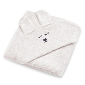 YOSOY RĘCZNIK BAMBUSOWY Z USZAMI 100X100 KREMOWY