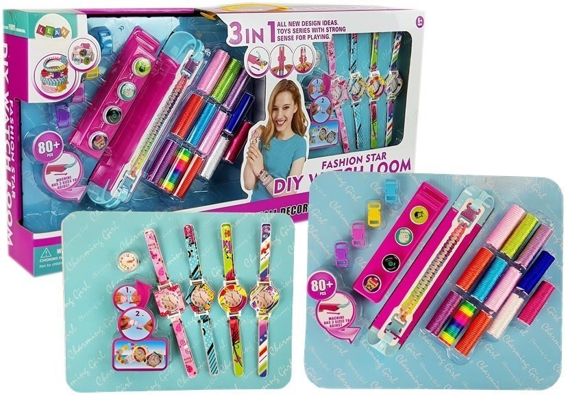 Zestaw do Tworzenia Zegarków Zrób to sam DIY 80 el