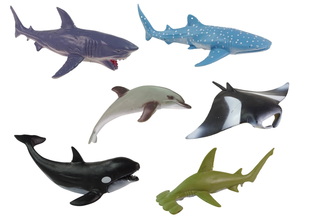 Zwierzęta Morskie Ryby Zestaw Figurki W Pudełku Ak