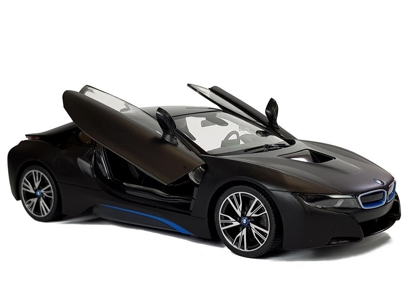 Auto R/C BMW i8 Rastar 1:14 Czarny Drzwi Automatyc