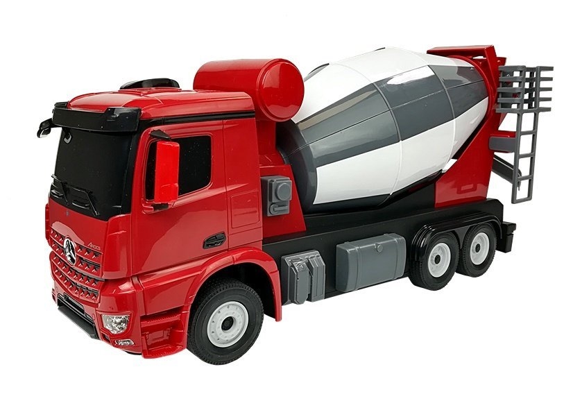 Auto R/C Mercedes-Benz Arocs Rastar 1:14 Czerwone