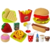 Zestaw Hamburger z Artykułami Spożywczymi Fast Foo