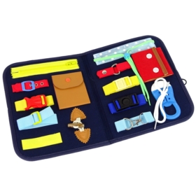 Walizka Tablica Manipulacyjna Sensoryczna Dla Malu