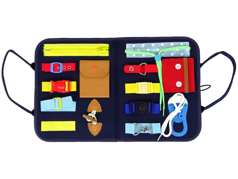 Walizka Tablica Manipulacyjna Sensoryczna Dla Malu