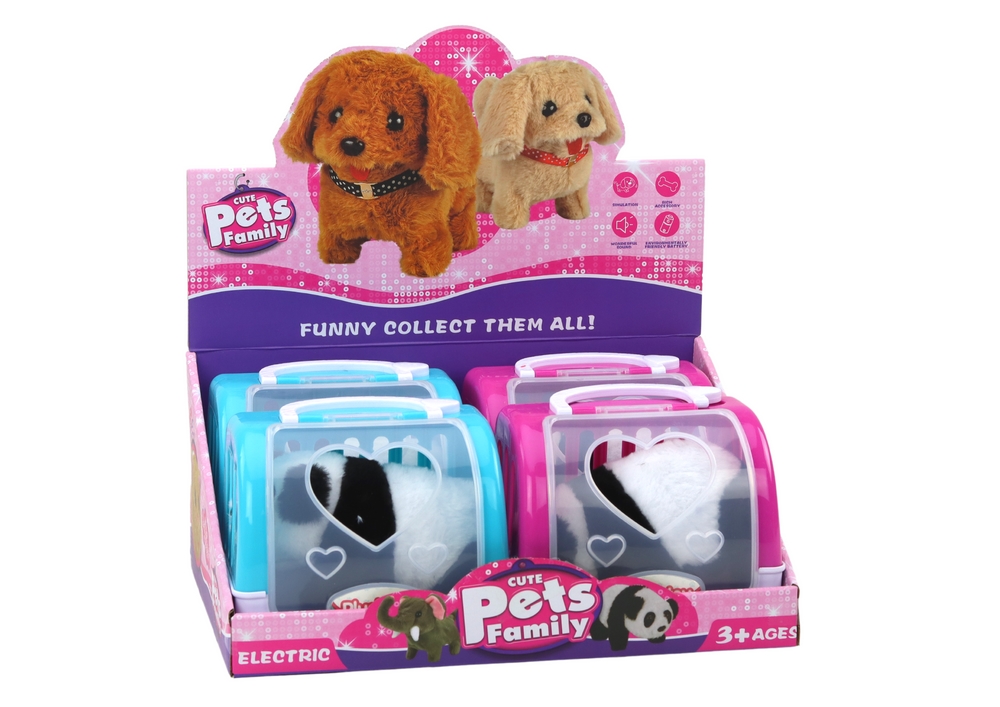 Panda Interaktywna Pluszowa W Transporterze Różowy