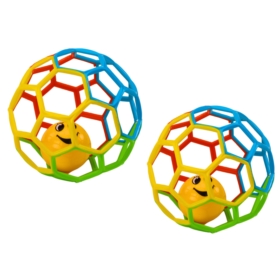 Gumowa Piłka Z Grzechotką Dzwoneczkiem Dla Niemowl