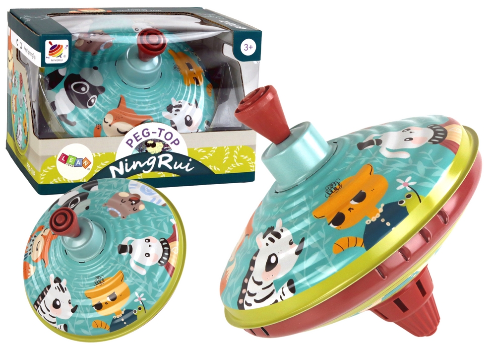 Bączek Metalowy Wirujący Zwierzątka Zabawka Tradyc