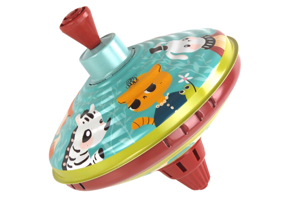 Bączek Metalowy Wirujący Zwierzątka Zabawka Tradyc