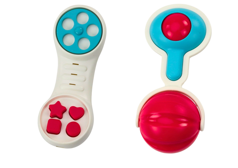 Zestaw Zabawek Grzechotek Gryzaków Zwierzątka 8 Sz