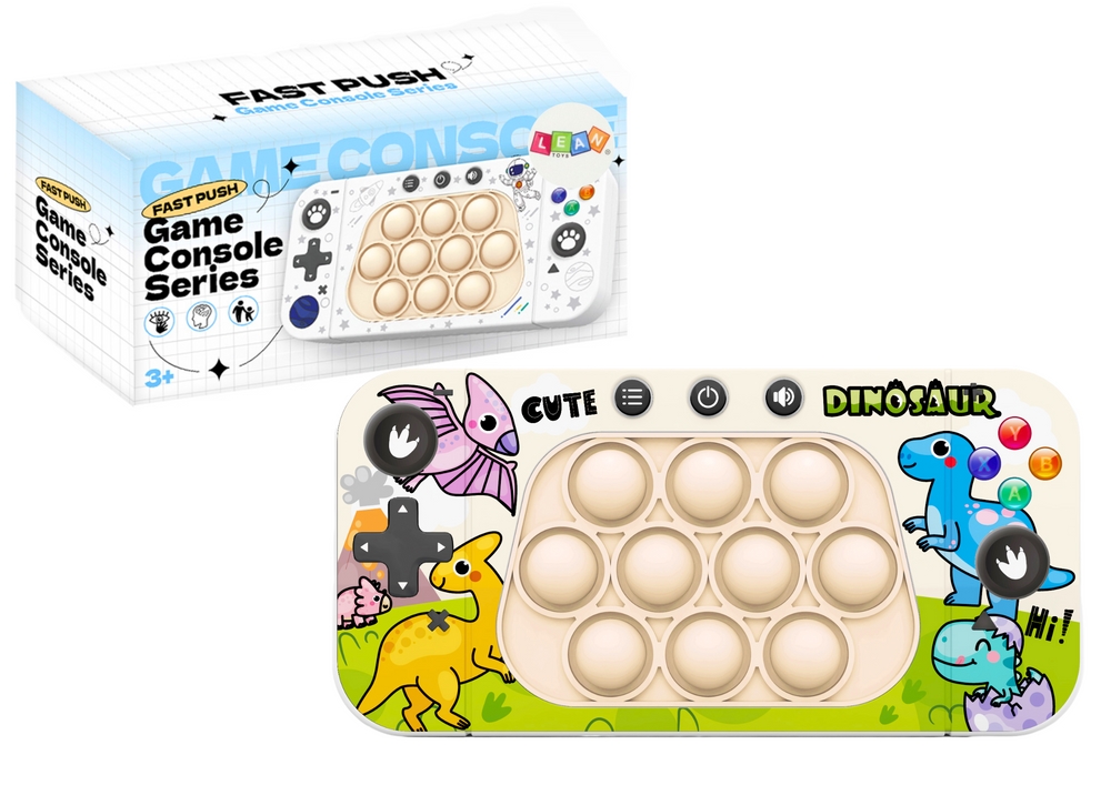 Gra Zręcznościowa Konsola Pop It 4 Tryby Gry Dinoz