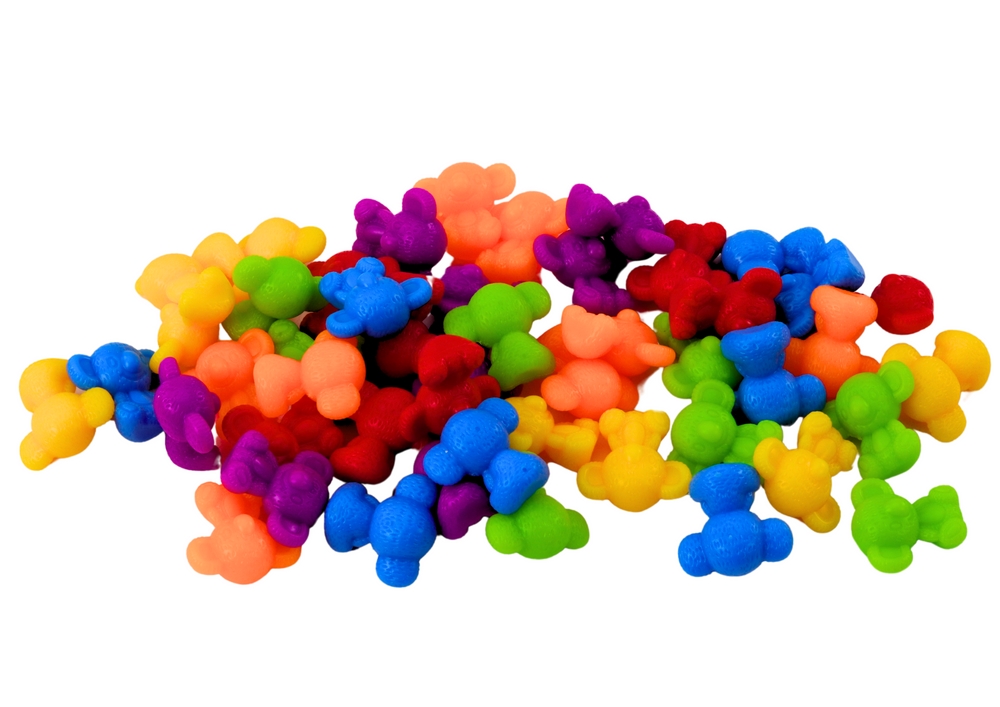 Zabawka Do Sortowania Kolorów Zwierzęta Miś Żaba 3