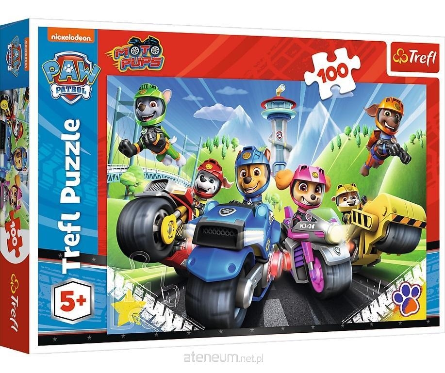 Puzzle 100el. Psi Patrol Na Motorach Trefl 16430