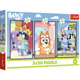 Puzzle - 3x50 - Rodzina Bluey - BBC BlueyFSC Mix 7