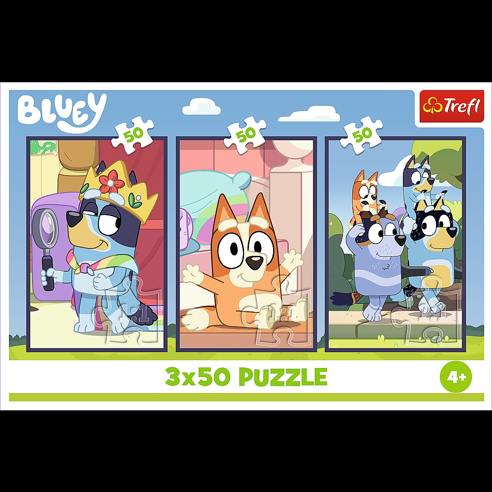 Puzzle - 3x50 - Rodzina Bluey - BBC BlueyFSC Mix 7