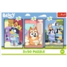 Puzzle - 3x50 - Rodzina Bluey - BBC BlueyFSC Mix 7