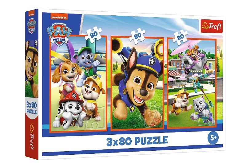 PUZZLE 3x80 Psia zgraja /Psi Patrol 34886