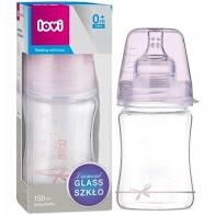 LOVI BUTELKA SZKLANA DIAMOND GLASS 150 ML GIRL 74/104 0+