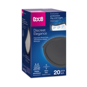 LOVI WKŁADKI LAKTACYJNE CZARNE 20 SZT 19/611