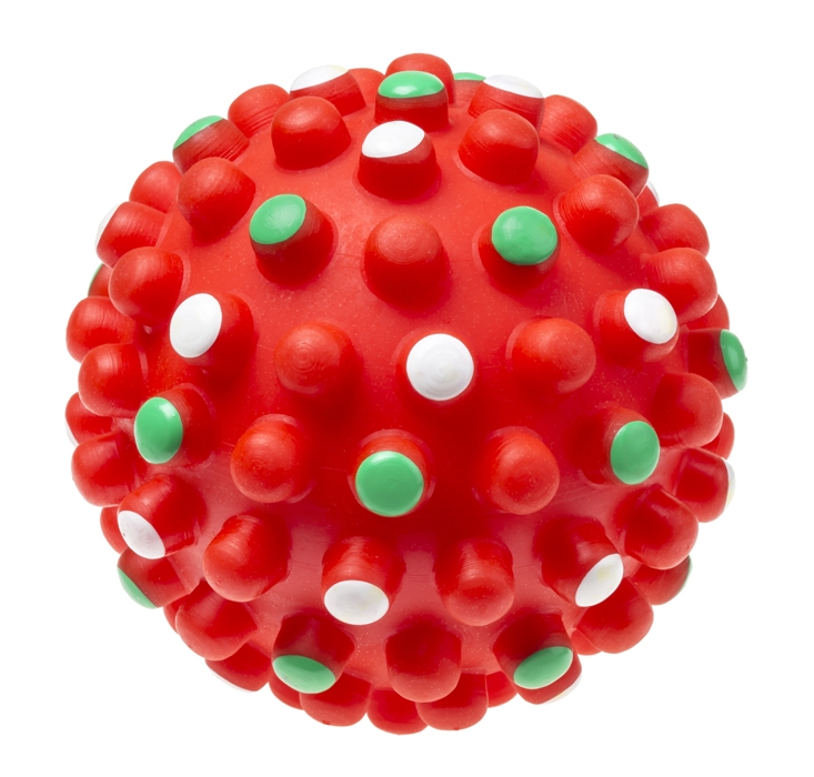 Piłka wzmocniona piszcząca 11,2cm 214 72145