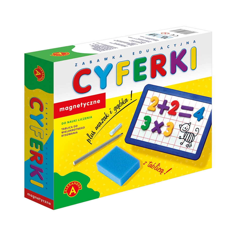 Cyferki magnetyczne z tablicą 04182