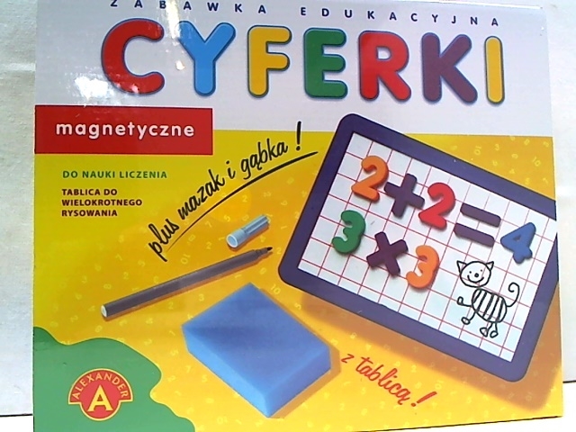 Cyferki magnetyczne z tablicą 04182
