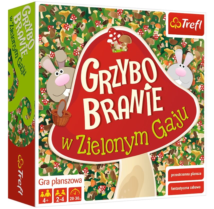 Gra Planszowa Grzybobranie W Zielonym Gaju Trefl 0